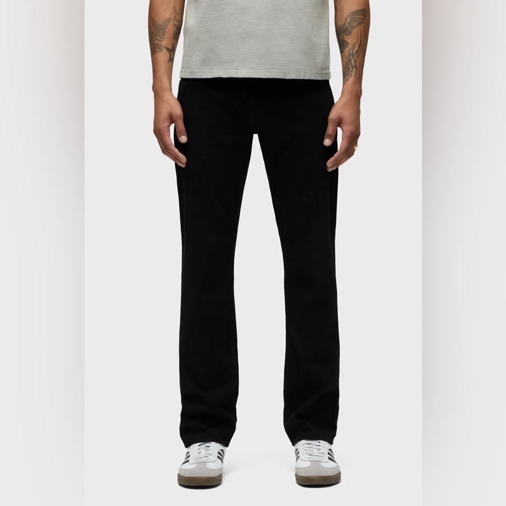 Hudson Black Byron Straight Leg Jeans 30